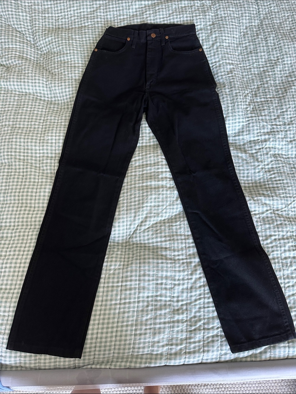 Wrangler Women's Black Straight-Leg Jeans